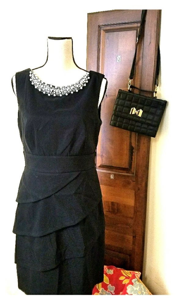 Professional Dress With Pearl Embellishments